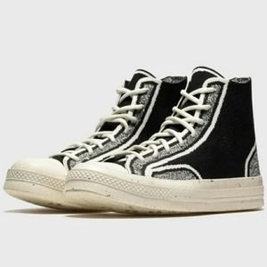 Converse Renew Chuck 70 HI in Black/Lime Twist/Egret - NWT
